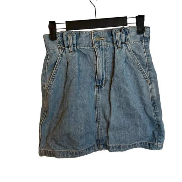 Hollister Paper Bag Denim Mini Skirt - Picture 1 of 3